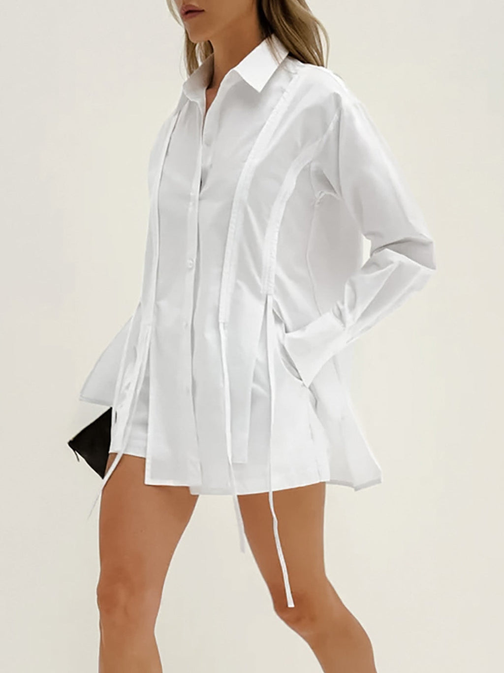 Button Up Shirt and Shorts Set
