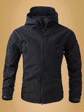 Men's Zip Up Long Sleeve Hooded Jacket