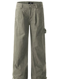 Men's Wide Leg Washed Jeans