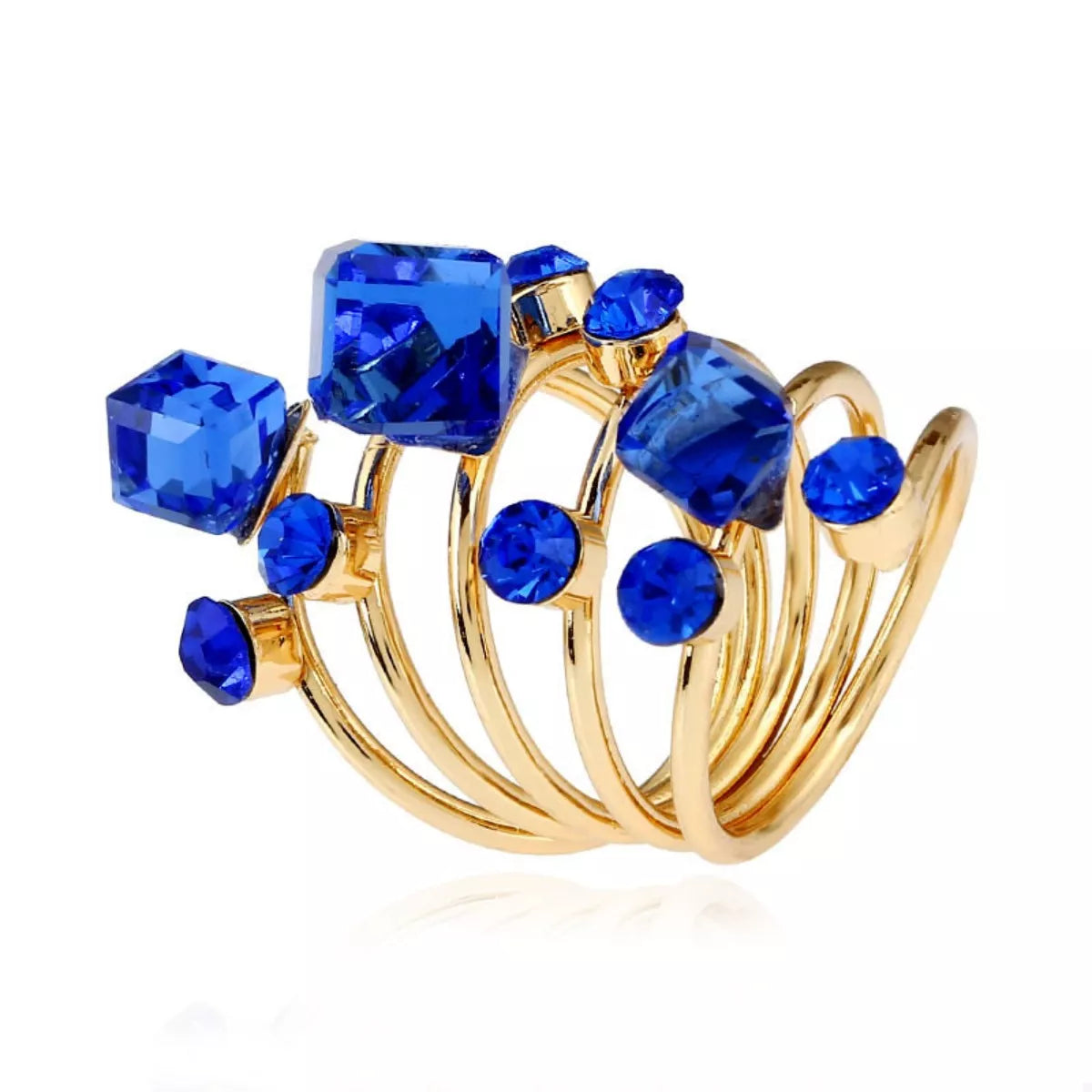18K Gold-Plated Multi-Layered Ring