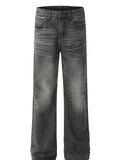 Men's Vintage Washed Straight Leg Jeans