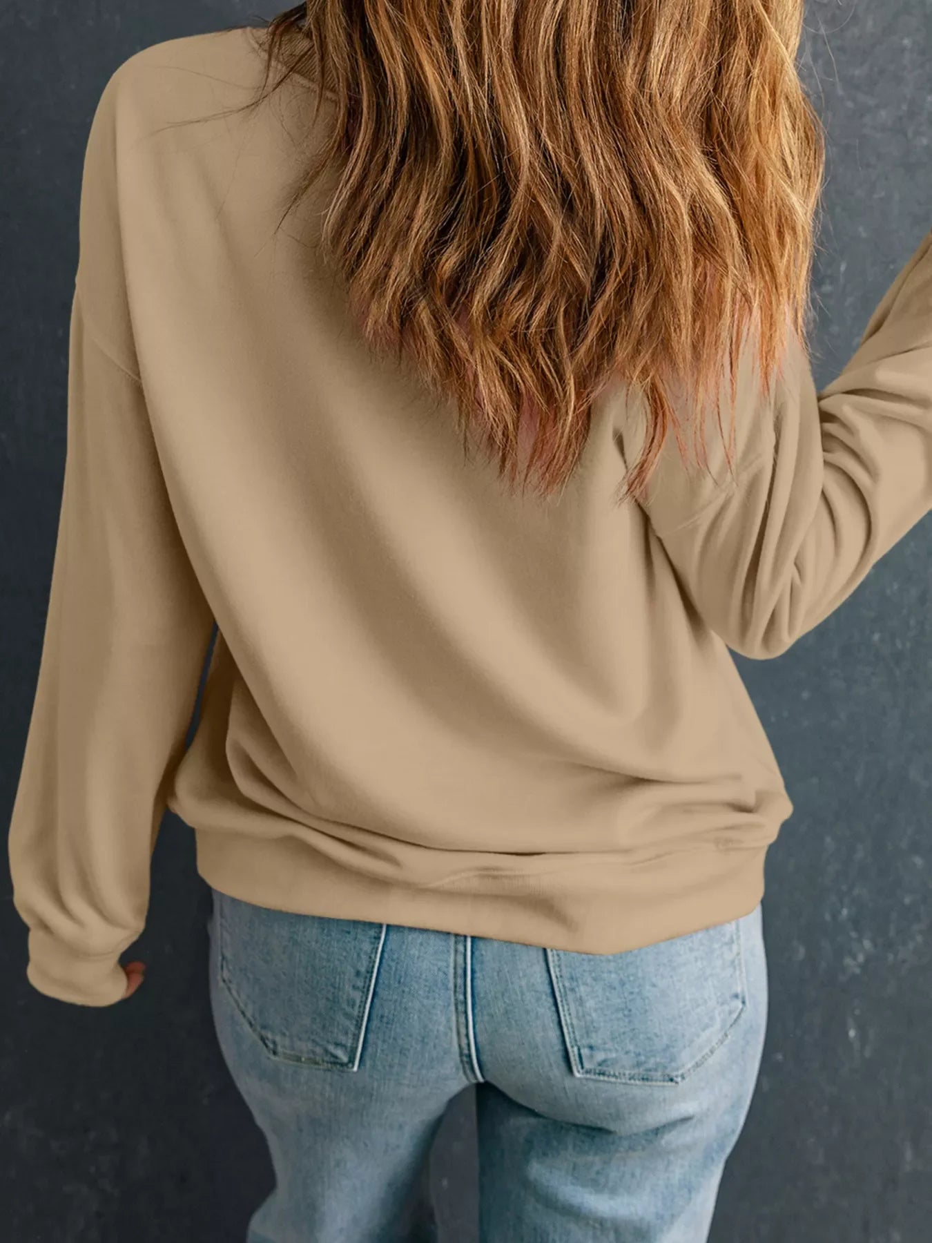 Sequin Duck Long Sleeve Top