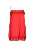 Lace Trimmed Satin Cami