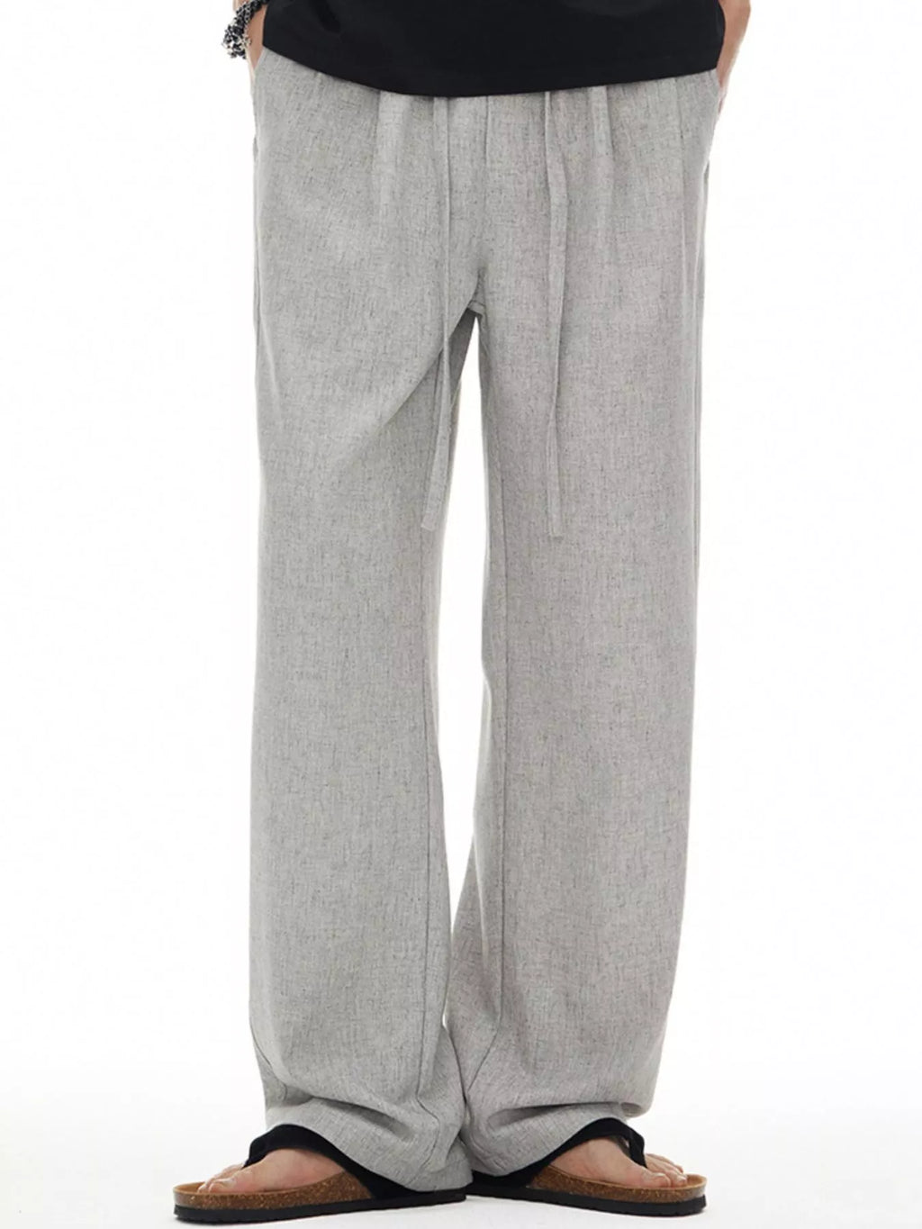 Men's Plus Size Wide Leg Pants