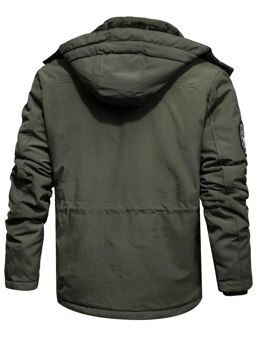 Men's Plus Size Winter Warm Hooded Padded Coat