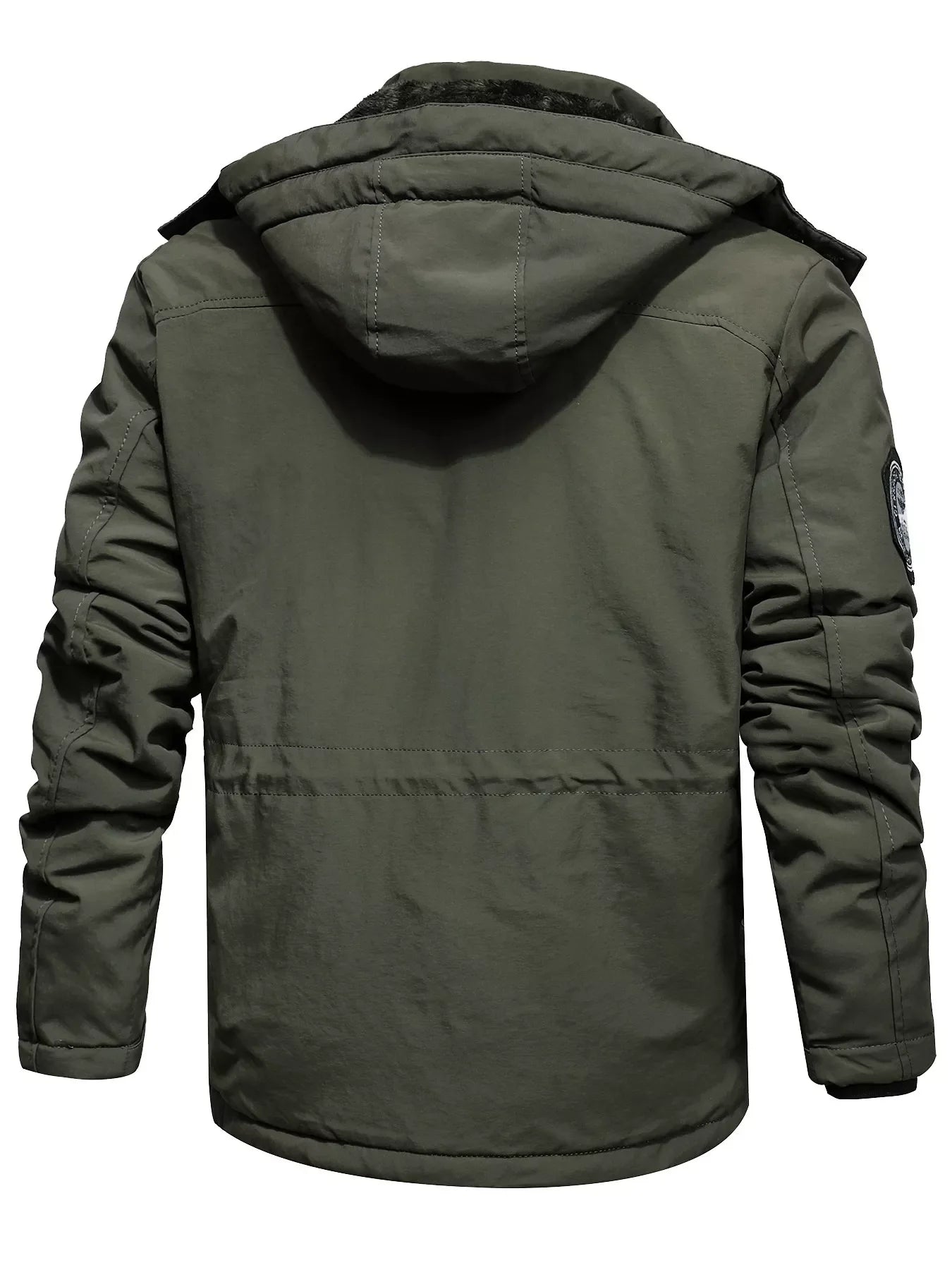 Men's Plus Size Winter Warm Hooded Padded Coat