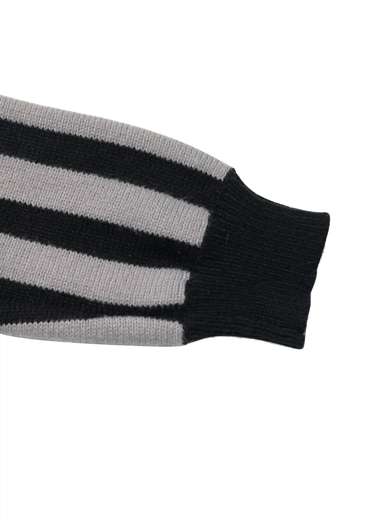 Striped Button Front Long Sleeve Sweater