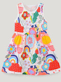 Children's Floral Sleeveless A-line Dress