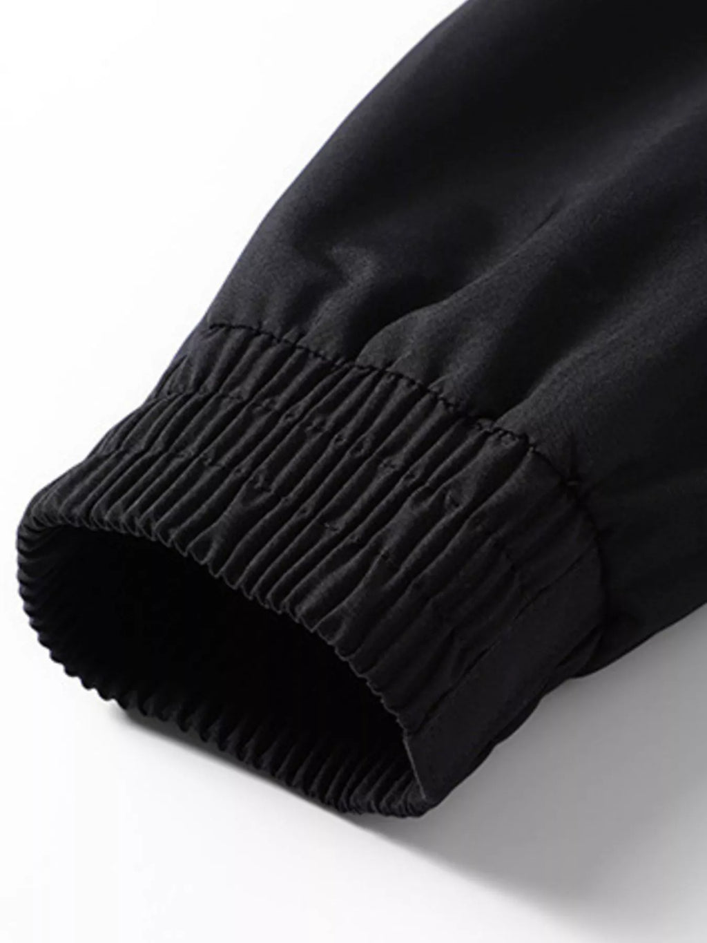 Men's Racing-Inspired Zip Up Bomber Jacket