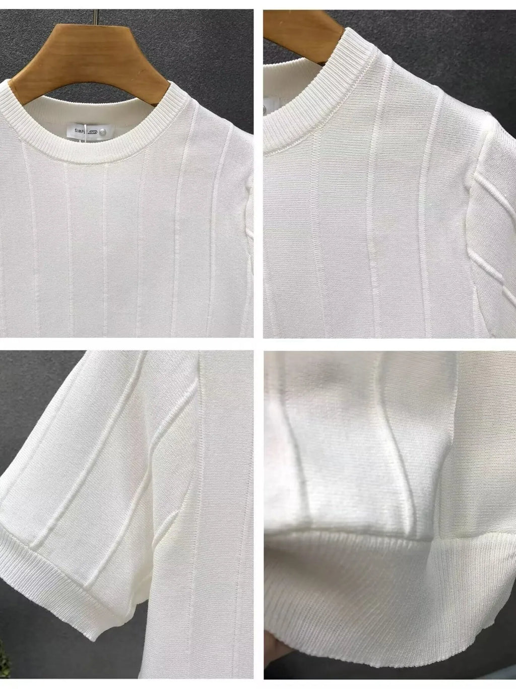 Men's Full Size Round Neck Short Sleeve T-Shirt Plus Size