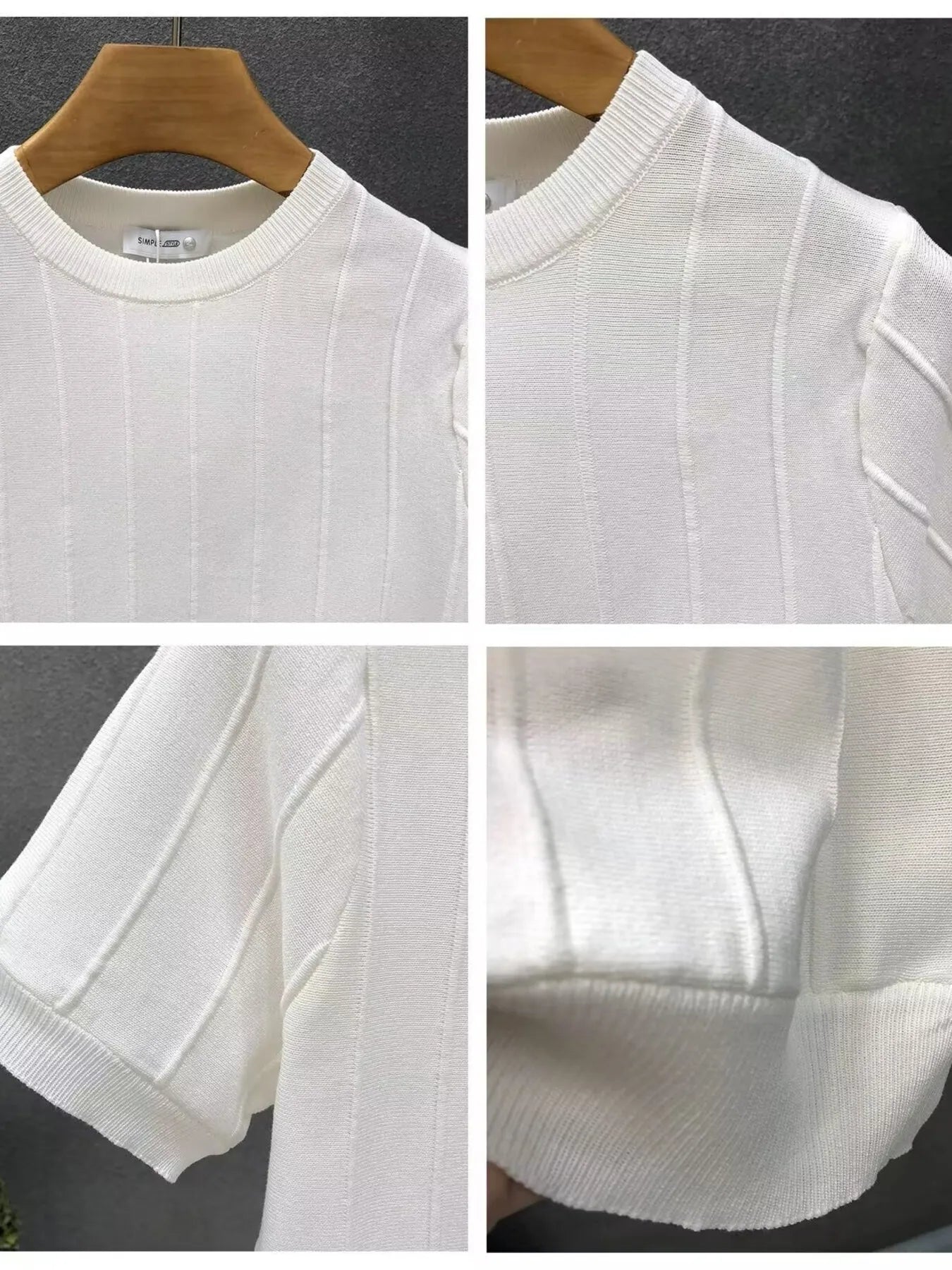 Men's Full Size Round Neck Short Sleeve T-Shirt Plus Size