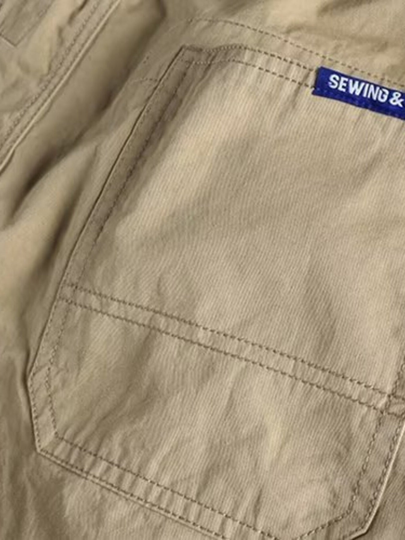Men's Plus Size Casual Elastic Waist Cargo Pants
