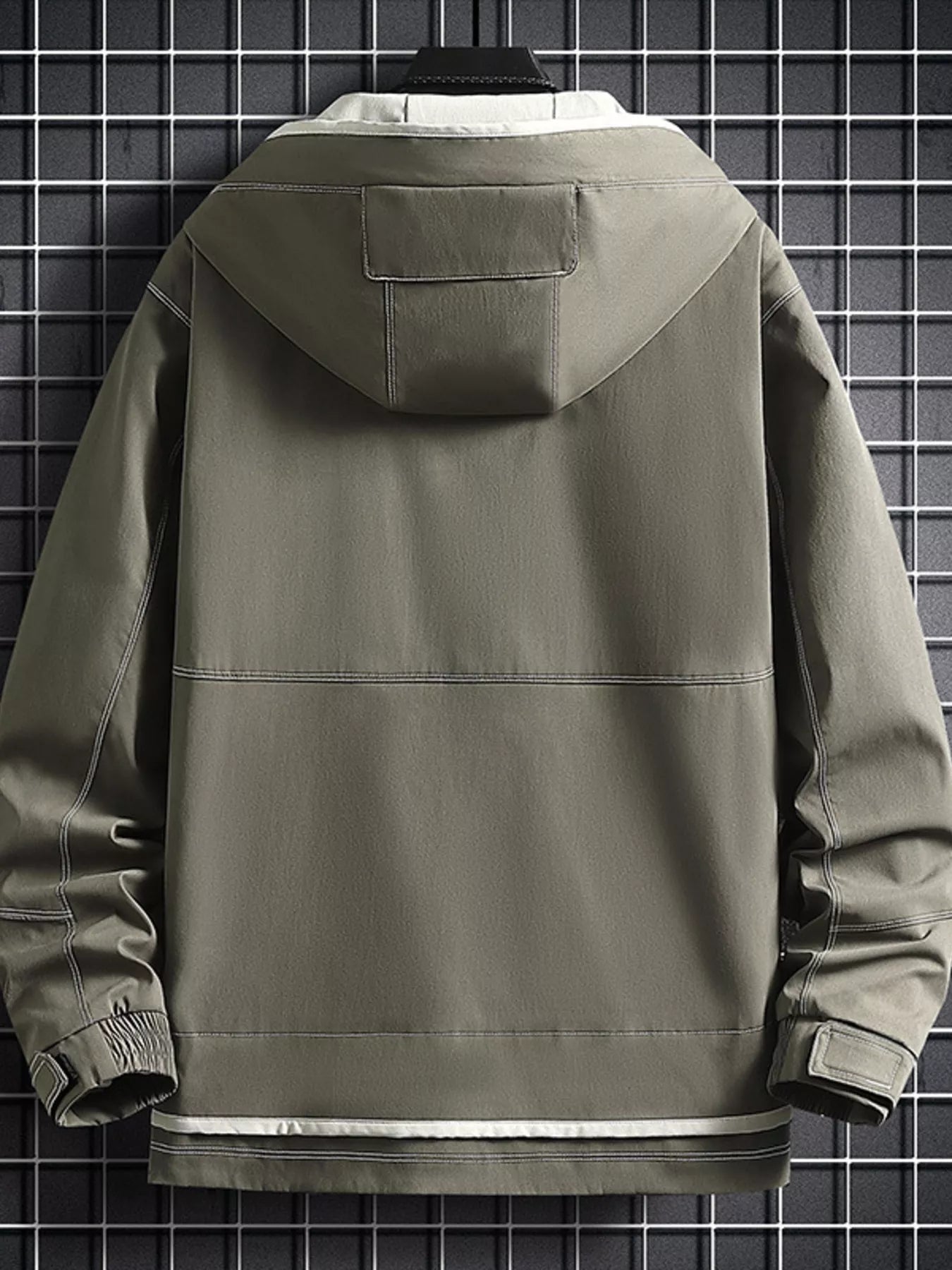 Men's Plus Size Hooded Casual Lightweight Jacket