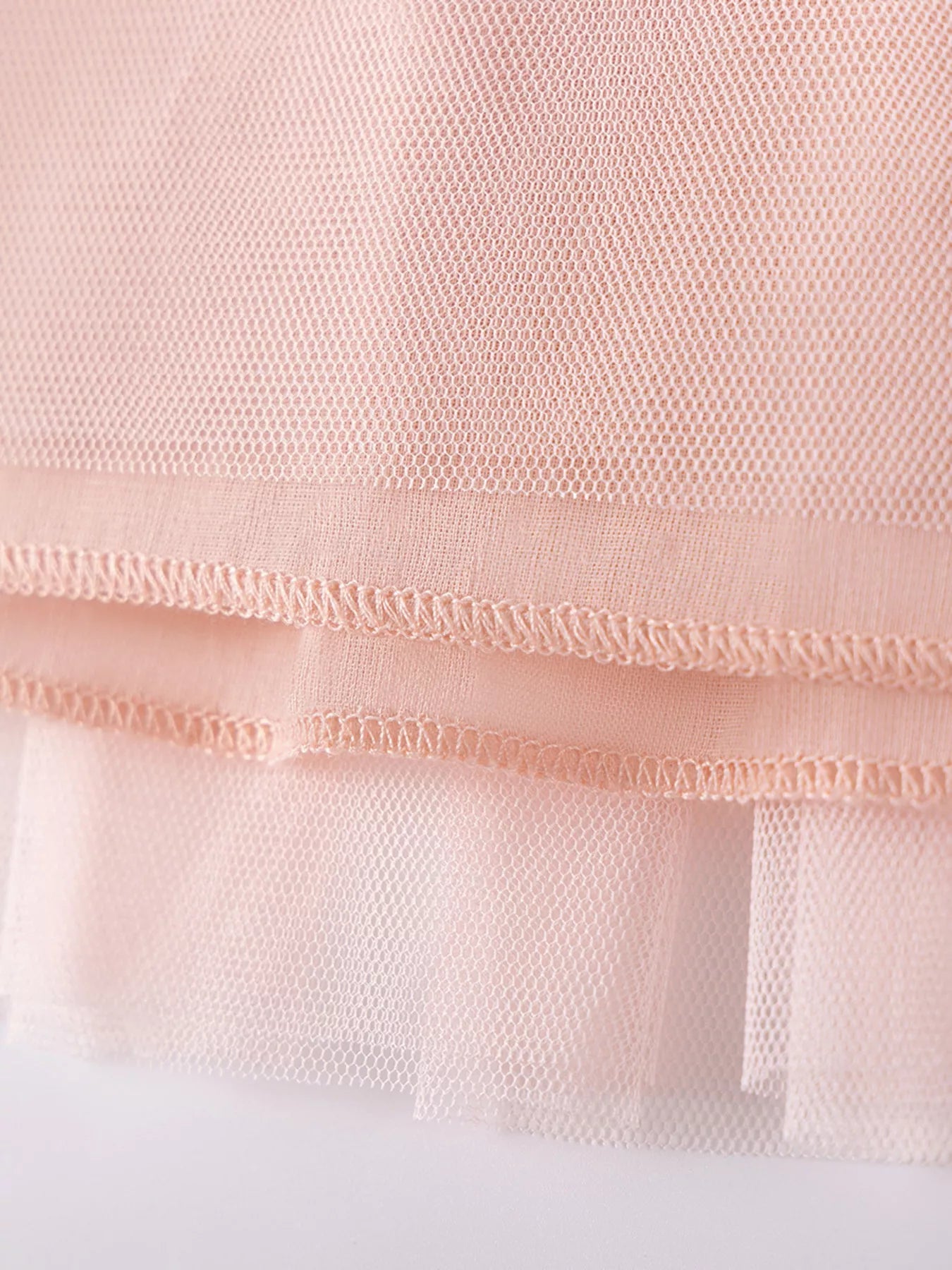 Children's Ruffled Sleeve Tulle Dress