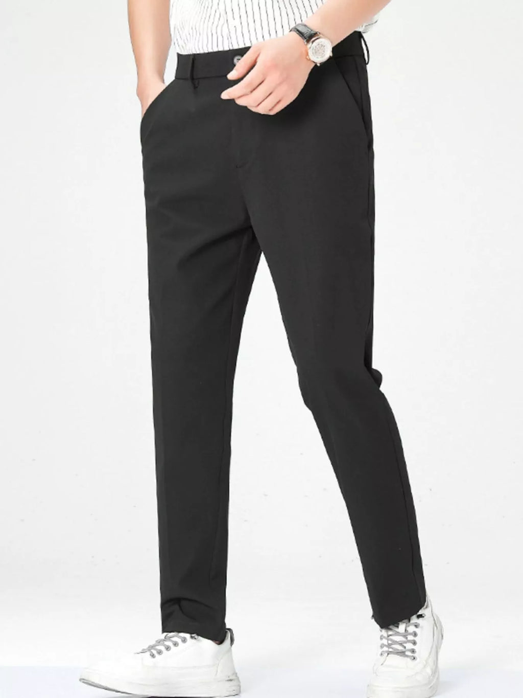 Men's Loose Fit Straight Leg Pants