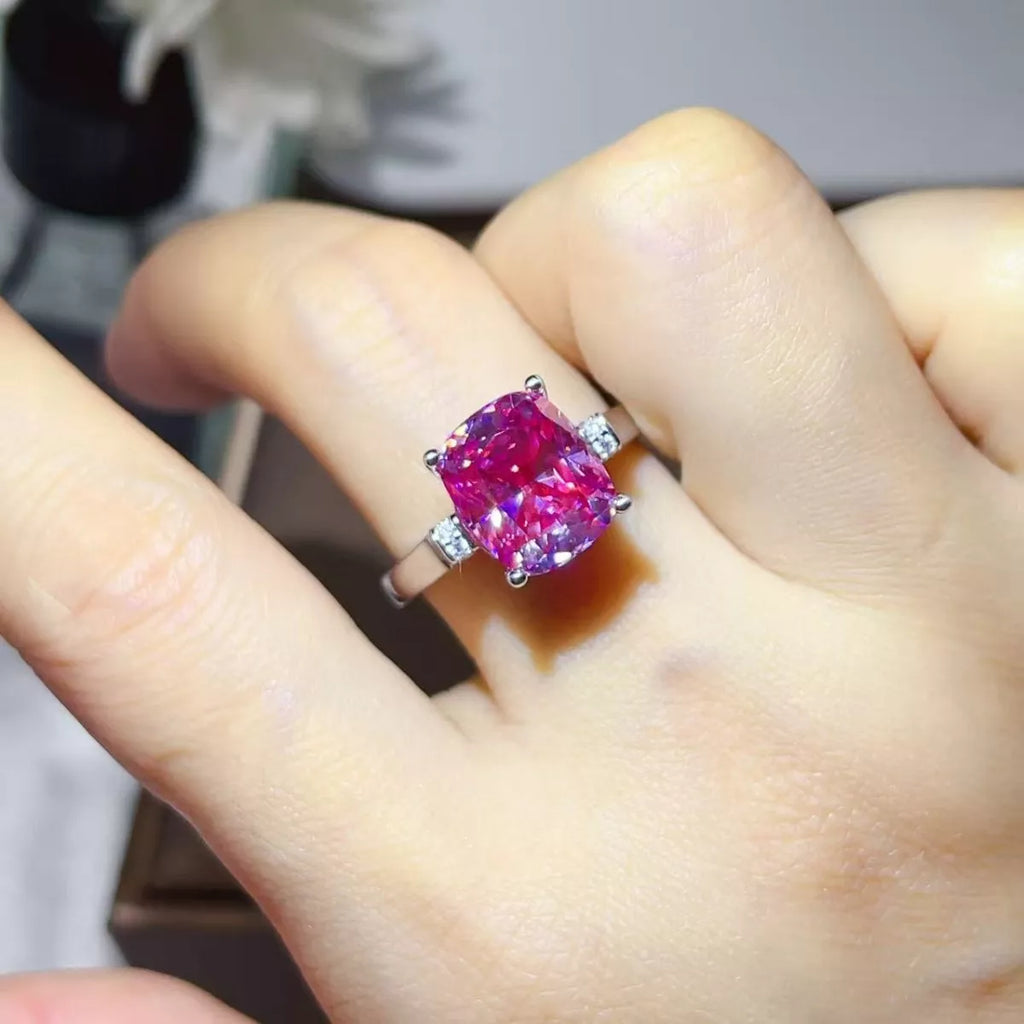 5 Carat Moissanite 925 Sterling Silver Ring