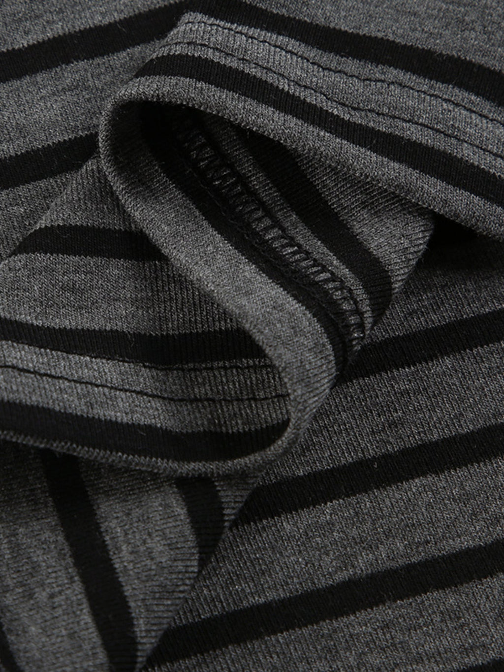 Striped Boat Neck Long Sleeve T-Shirt