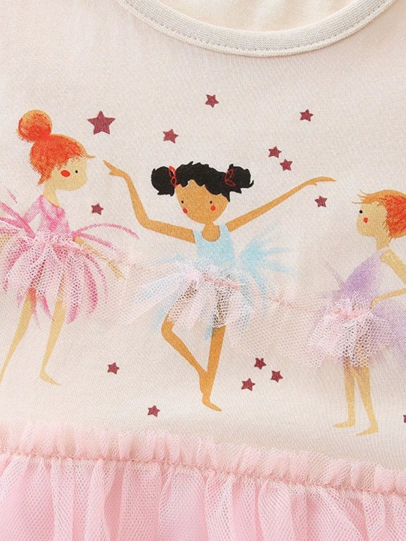 Children's Ballerina Graphic Tulle Dress