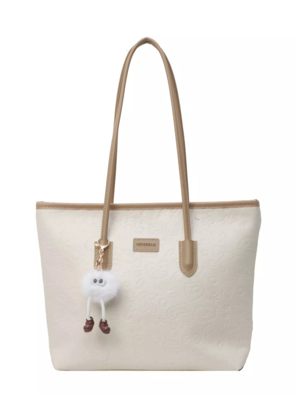 Embossed Pattern Tote Bag