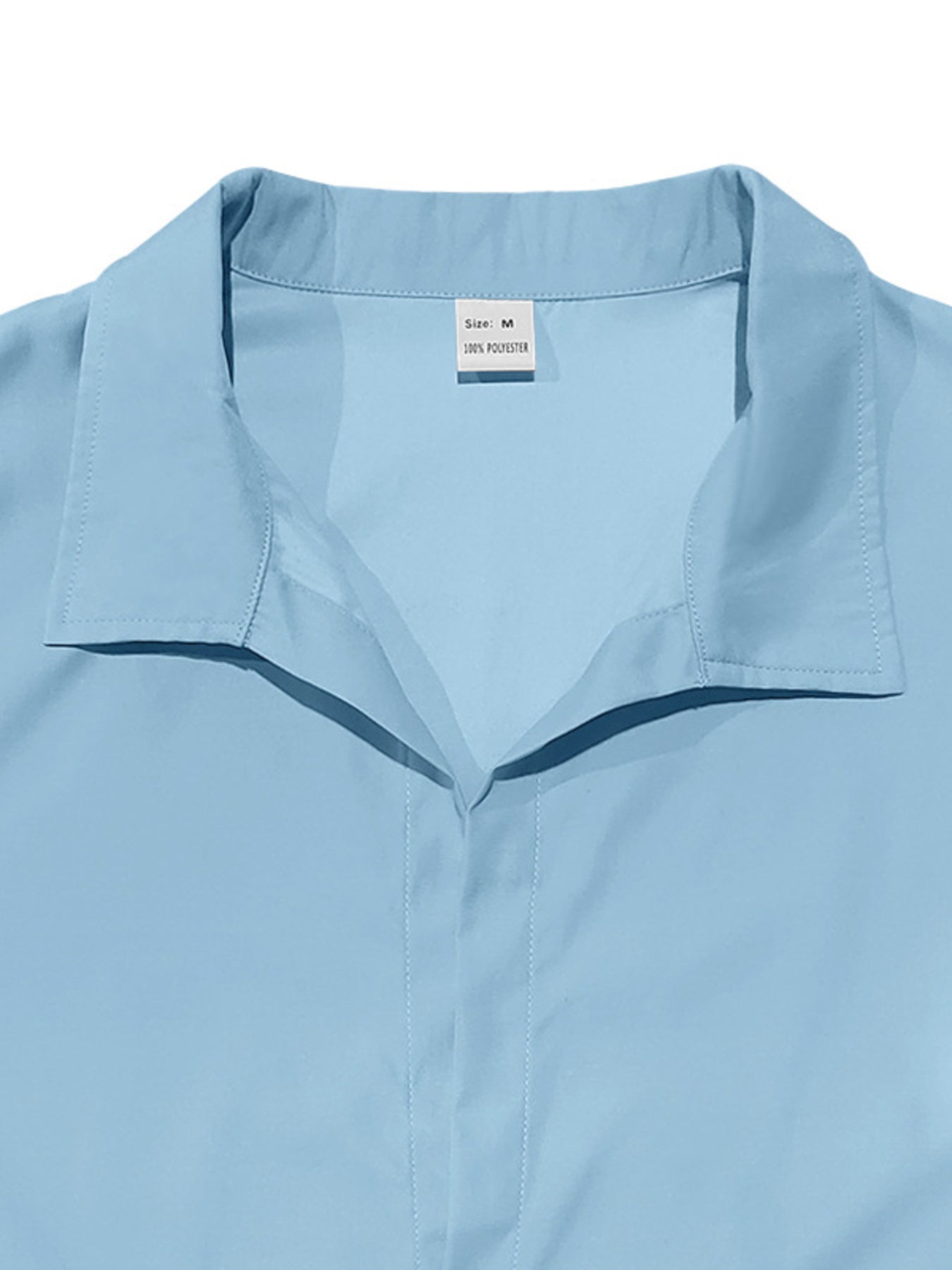 Men's Full Size Casual Button-Up Shirt Plus Size