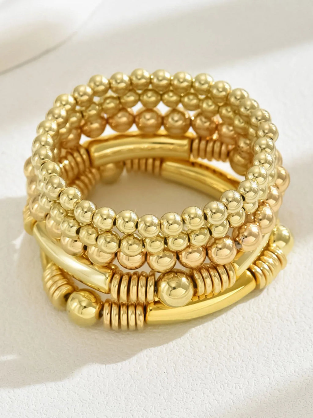 5 Piece Plastic Beaded Bracelet
