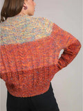 Multicolour Colorful Confetti Wool Ball Knitted Sweater