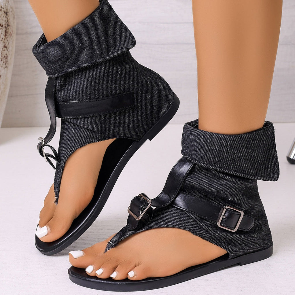 Toe Post Buckle Sandals