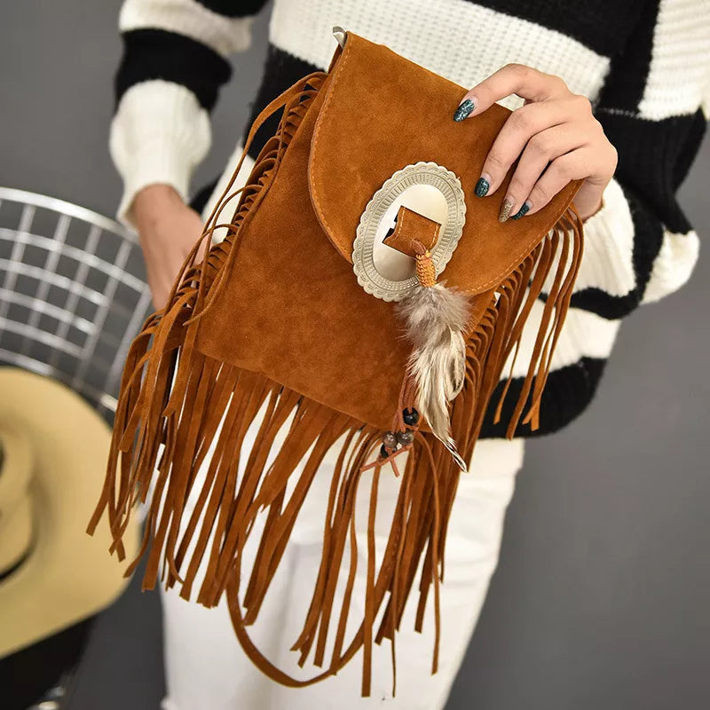 Fringe Tassel Crossbody Bag