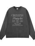 Men's Graphic Round Neck Long Sleeve T-Shirt
