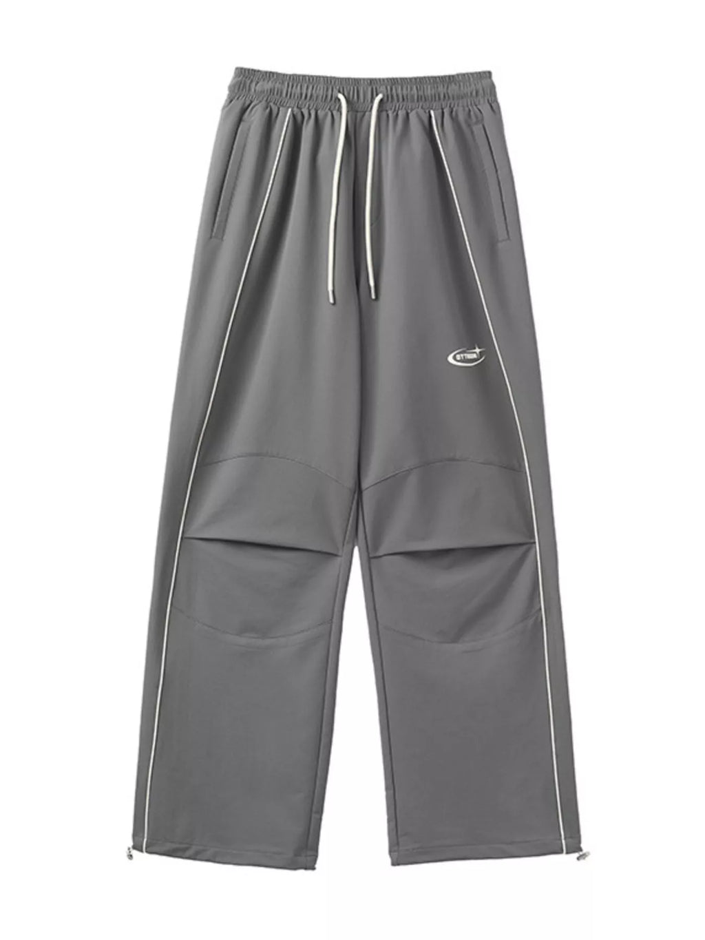 Men's Drawstring Wide Leg Pants