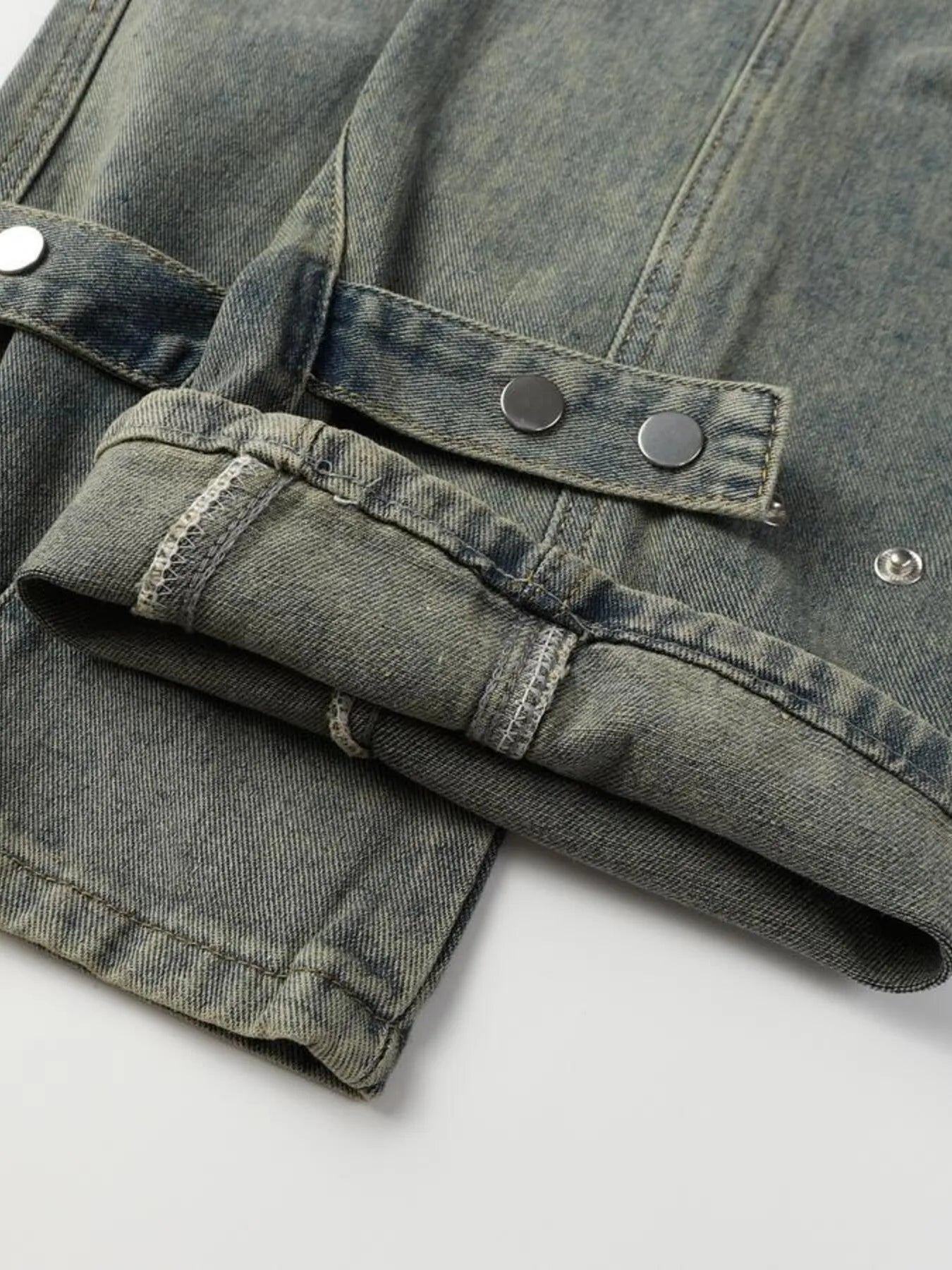 Men's High Waist Wide Leg Jeans