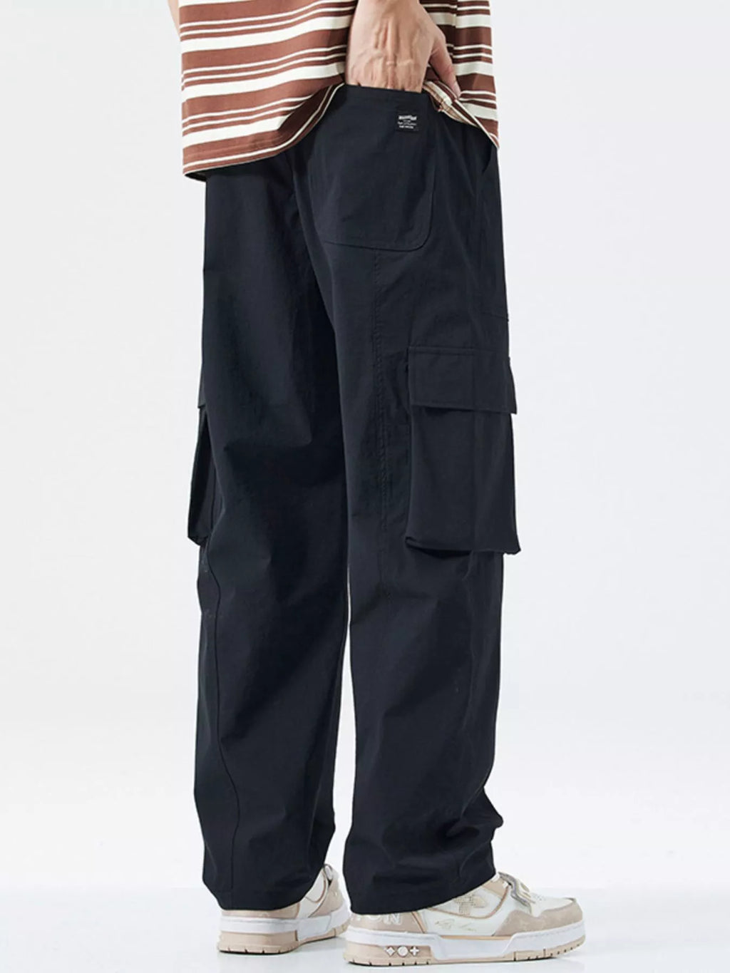 Men's Full Size Relaxed Fit Cargo Pants Plus Size