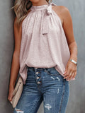 Tied Animal Print Cami