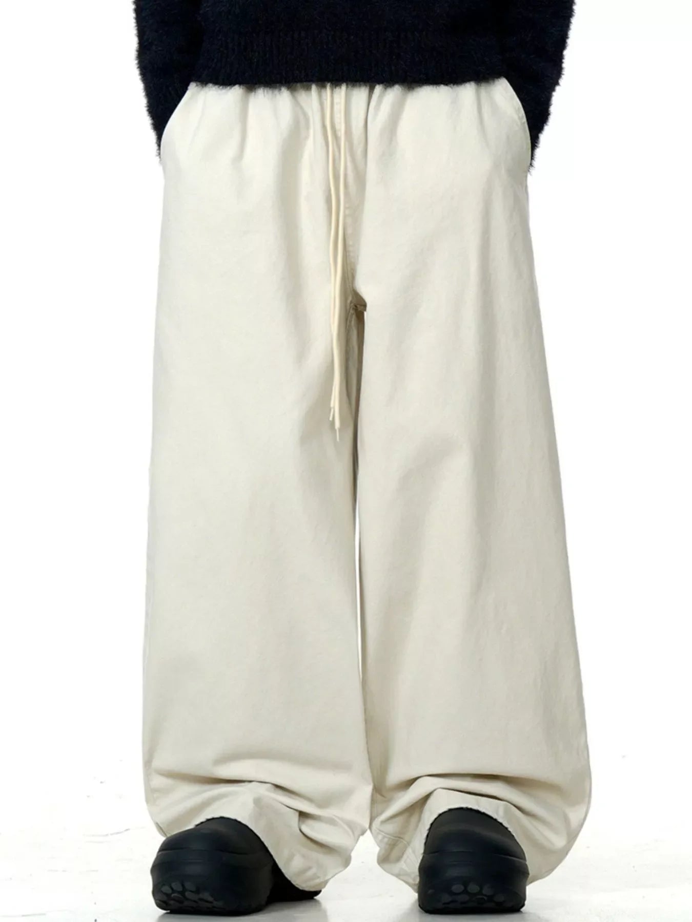 Men's Wide Leg Drawstring Casual Pants