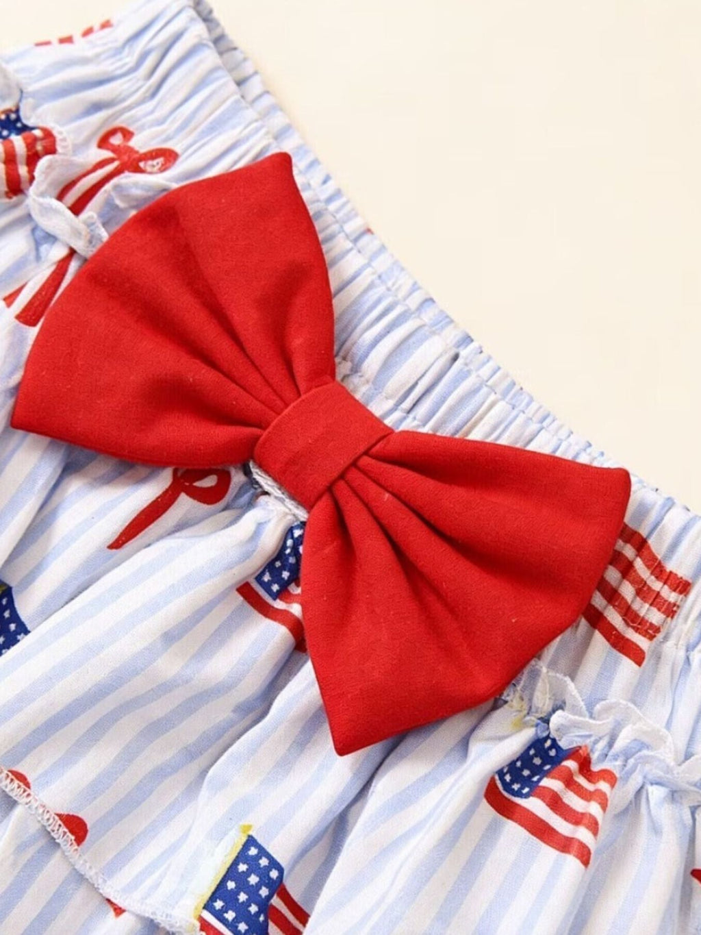 Children's Patriotic Print Three-Piece Set