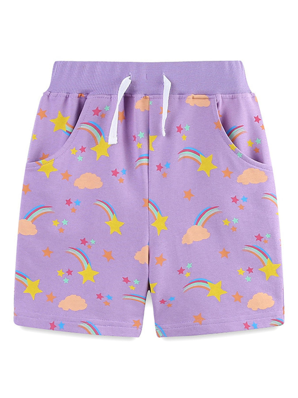 Children's Mushroom & Butterfly Print Tee and Shorts Set