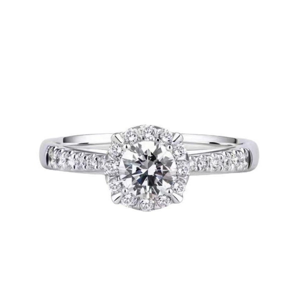 1 Carat Moissanite 925 Sterling Silver Ring