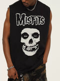 Men's Skull Graphic Sleeveless Tank Top