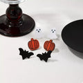 3 Piece Halloween-Themed Stud Earrings