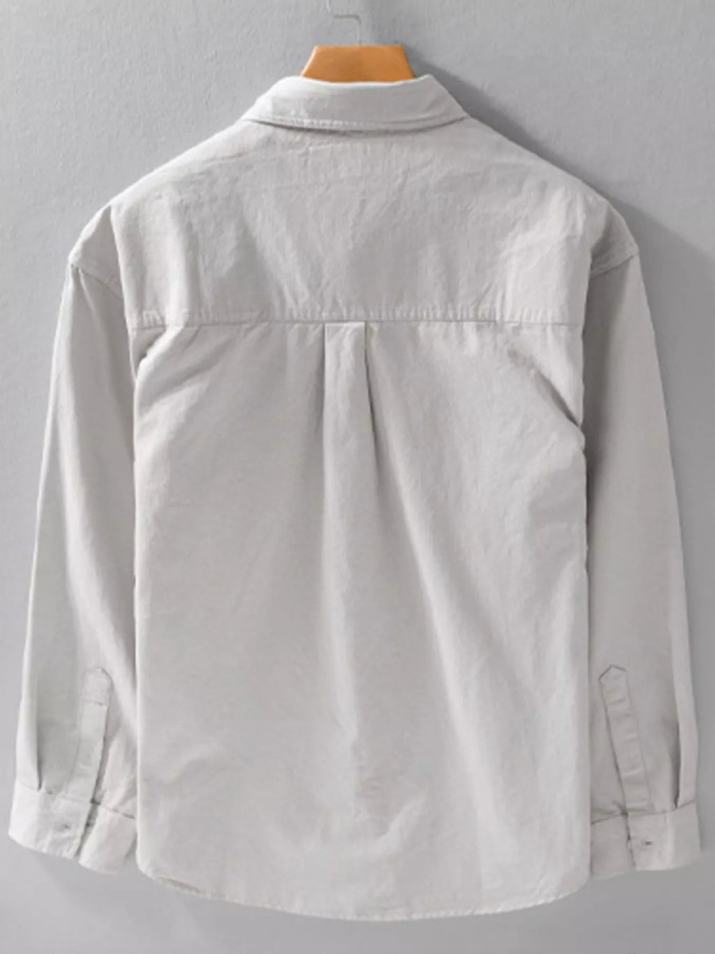 Men's Plus Size Button Up Long Sleeve Shirt