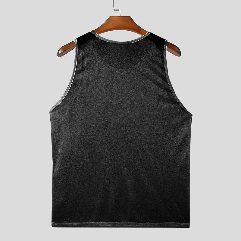 Men's Full Size Round Neck Tank Plus Size