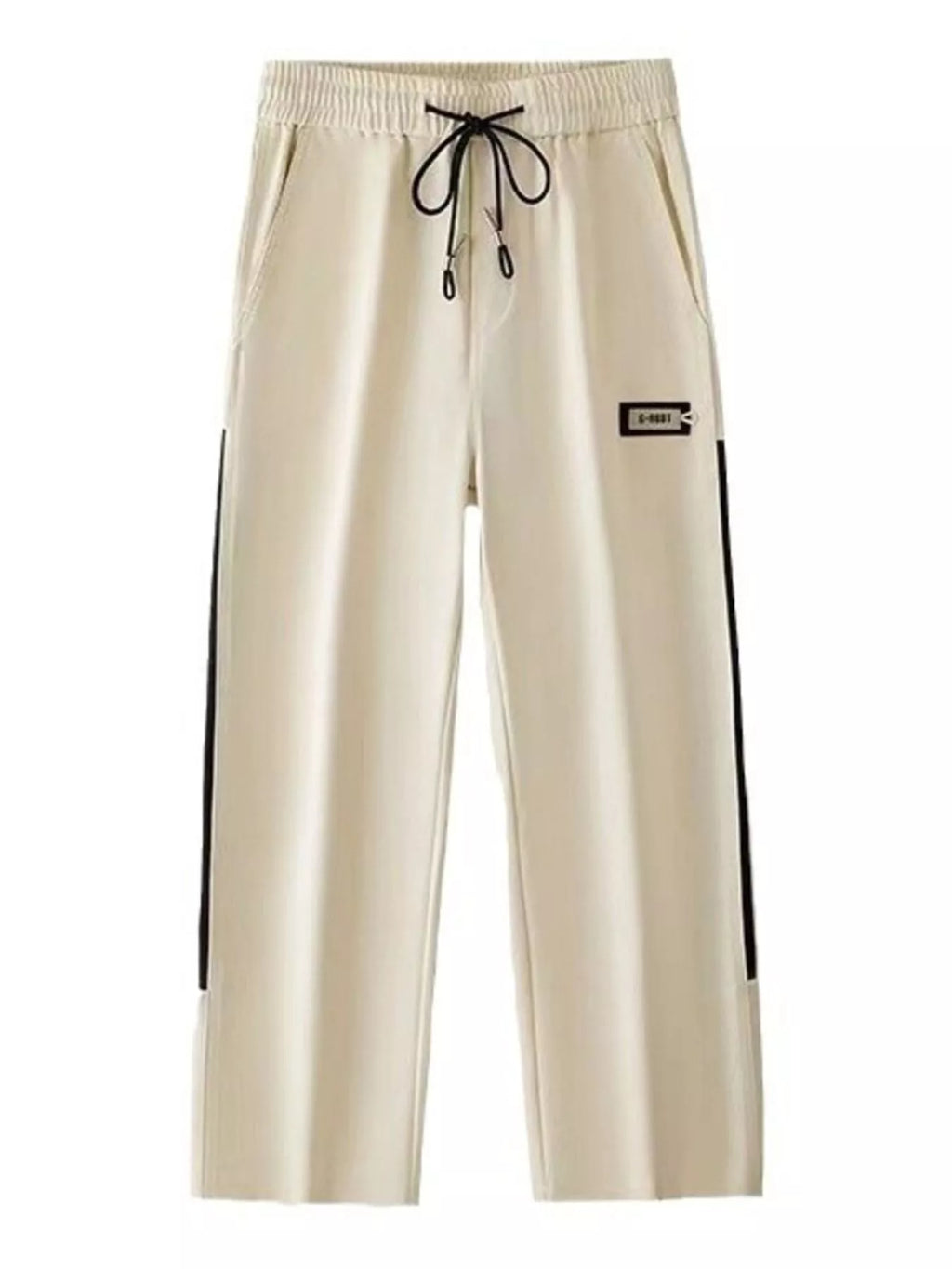 Men's Full Size Side Striped Wide Leg Casual Pants Plus Size