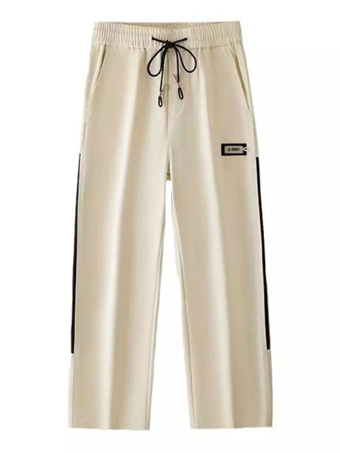 Men's Full Size Side Striped Wide Leg Casual Pants Plus Size
