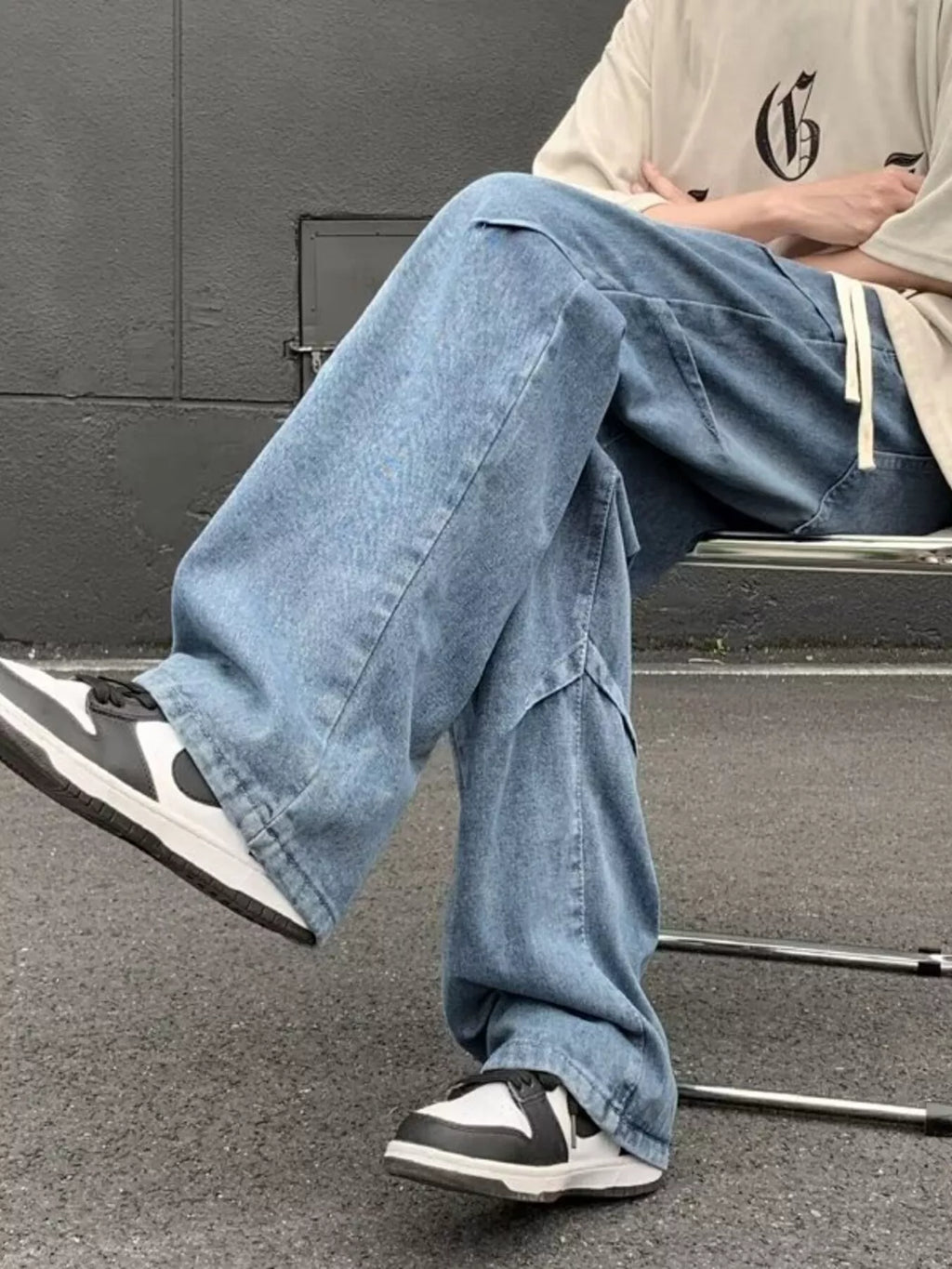 Men's Full Size Loose Fit Jeans Plus Size