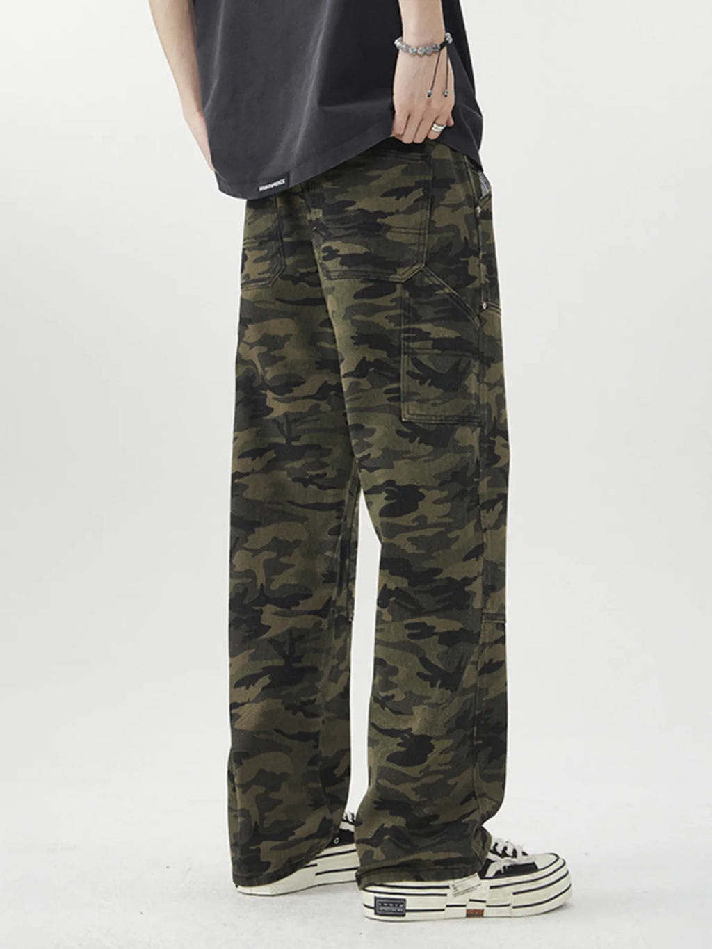 Men's Camouflage Loose Fit Jeans