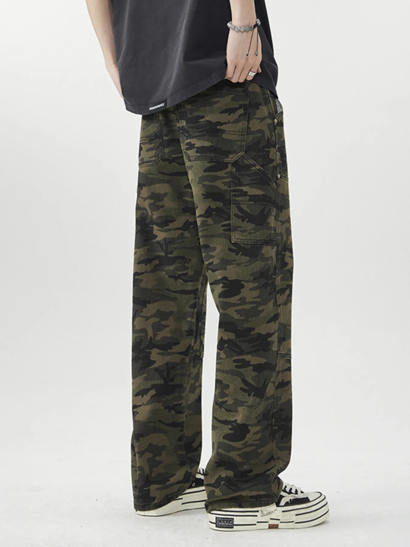 Men's Camouflage Loose Fit Jeans