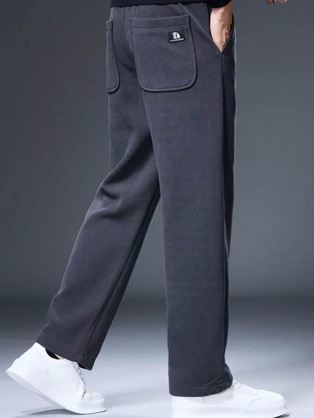 Men's Plus Size Drawstring Casual Pants