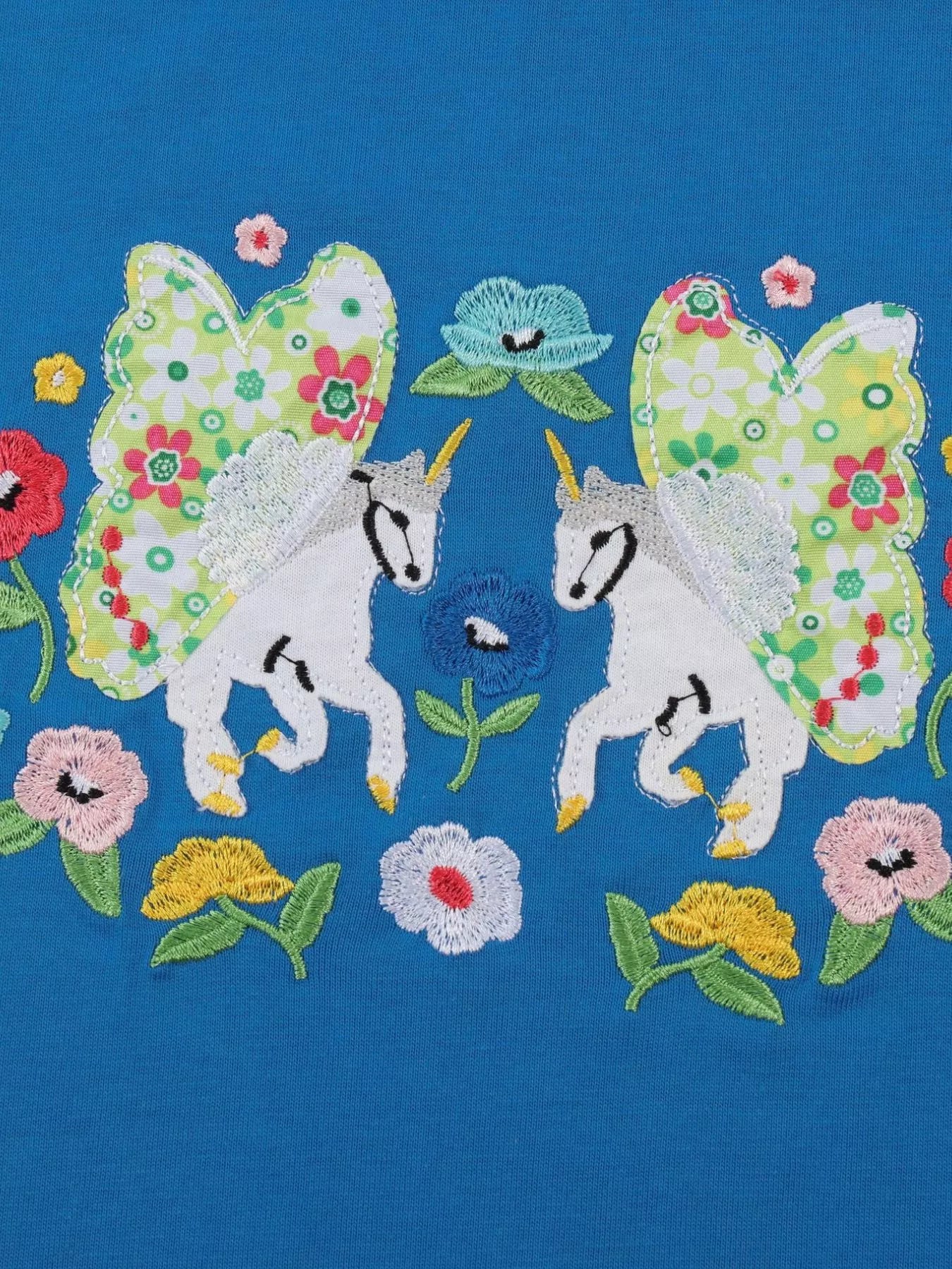 Children's Embroidered Unicorn T-Shirt