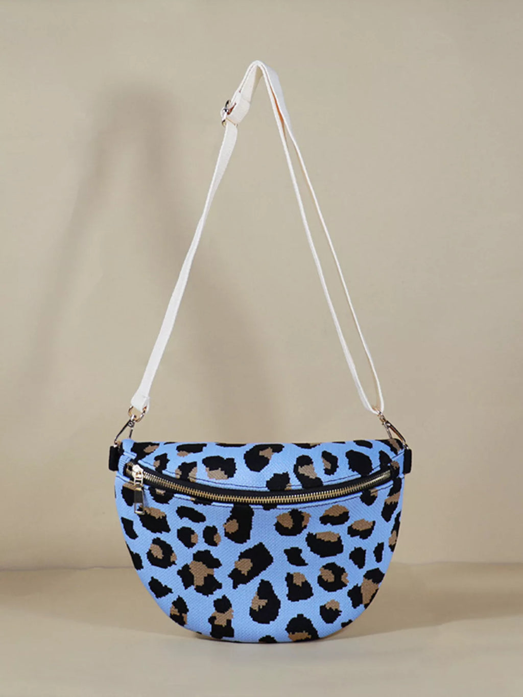 Leopard Print Crossbody Bag