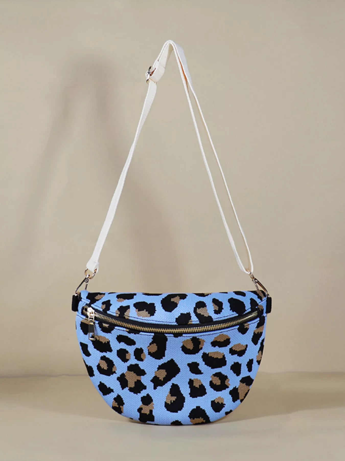 Leopard Print Crossbody Bag